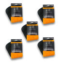 Micro Flausch Mikrofasertuch Trockentuch 800g/m² Autowäsche Autopflege Poliertuch 5 Poliertuch orange/anthrazit