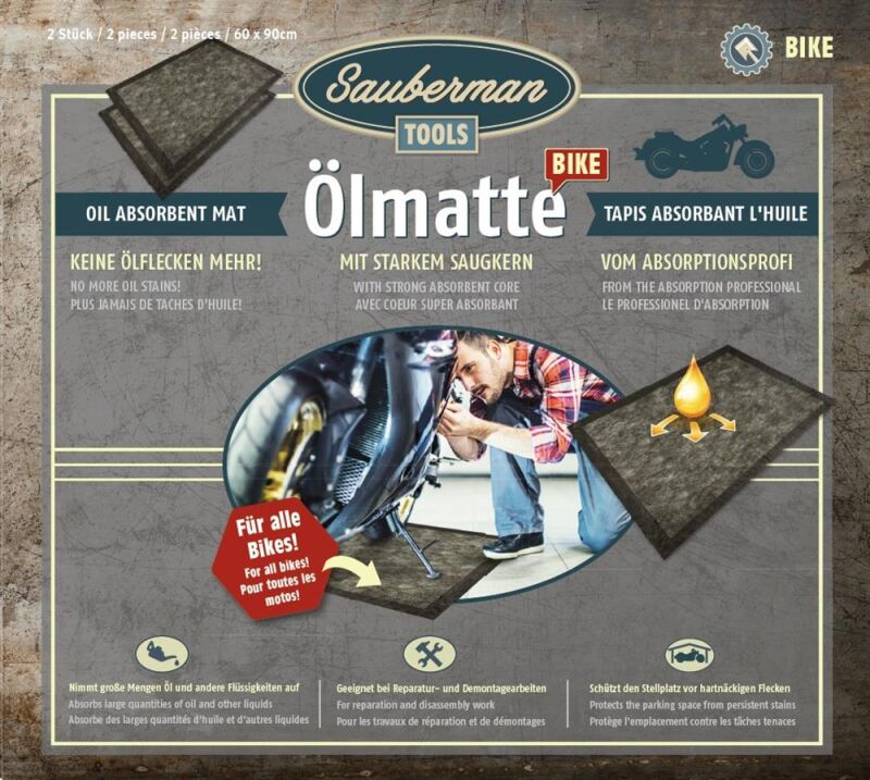 Sauberman Ölmatte - 2 Stück 60x90 - SWOBODA FAHRZEUGKULTUR -, 11,95 €