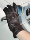 ESKA Damen-Fahrerhandschuhe gefüttert Dacia braun