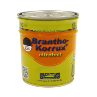 Brantho Korrux Nitrofest Metallschutzfarbe 750 ml Dose schwarz