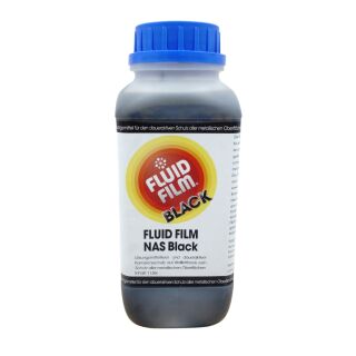 FLUID FILM NAS black Korrosionsschutz Hohlraumkonservierung 1 Liter Flasche schwarz