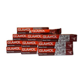 GLANOL® Metallpolitur Poliermittel mit Oberflächenschutz 10x 100g